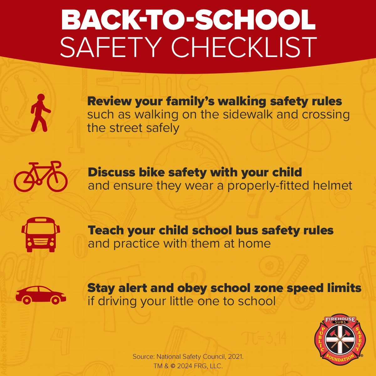 Back to School Safety Checklist