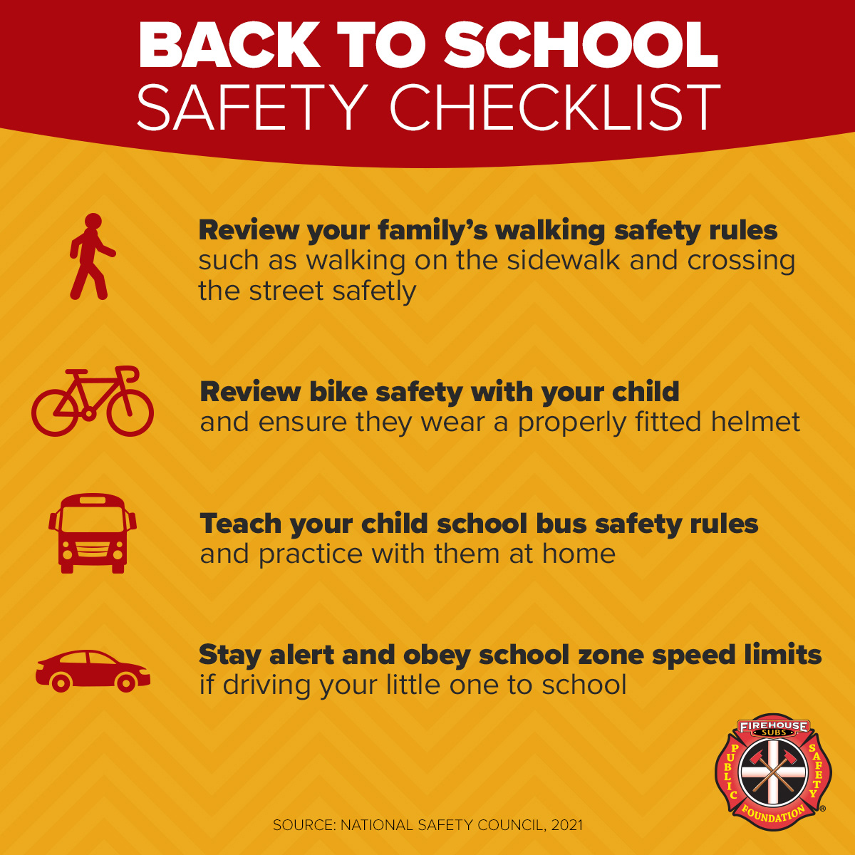Back to School Safety Checklist