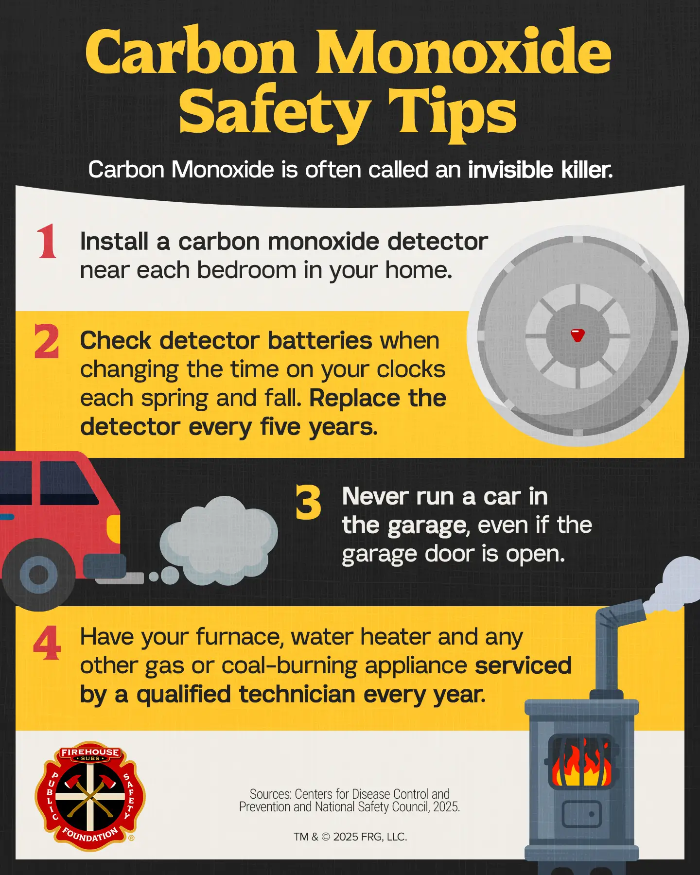 Carbon Minoxide Safety Tip