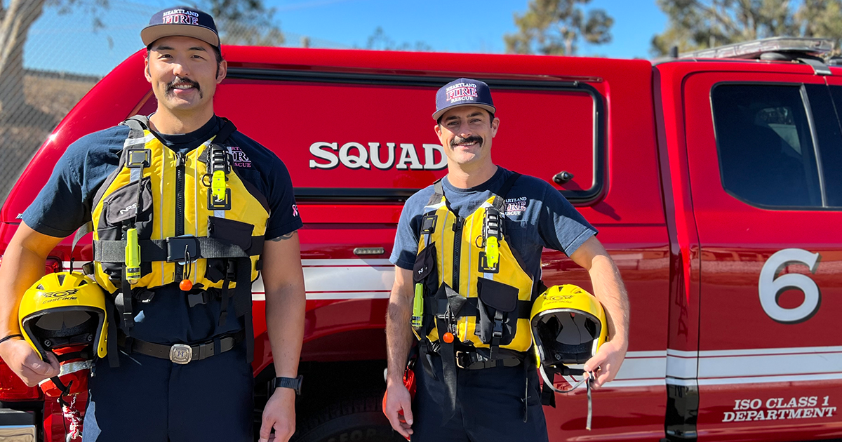 Firefighters Save Woman with Recently Granted Swift Water Rescue