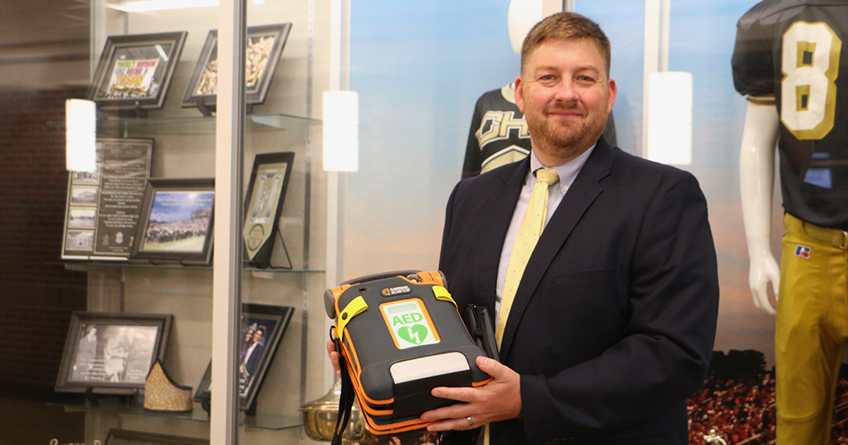 Granted AED Saves Georgia Student’s Life